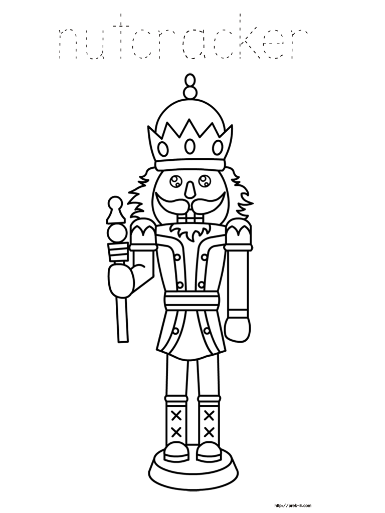 Nutcracker coloring pages to download and print for free