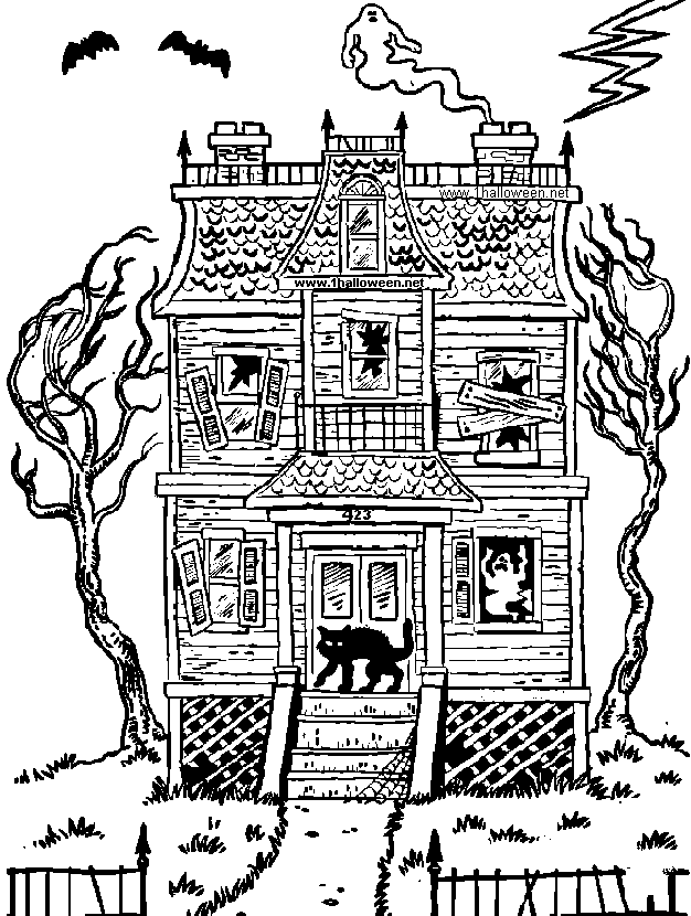 haunted-house-coloring-pages-printables