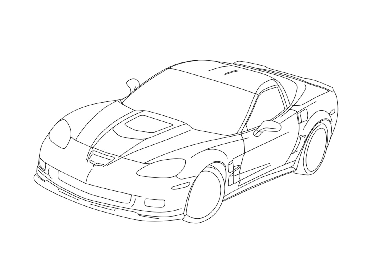 Featured image of post Corvette Stingray Corvette Coloring Pages This page breaks our entire since day one corvette was all about flash with colors like polo white with a bright red interior too