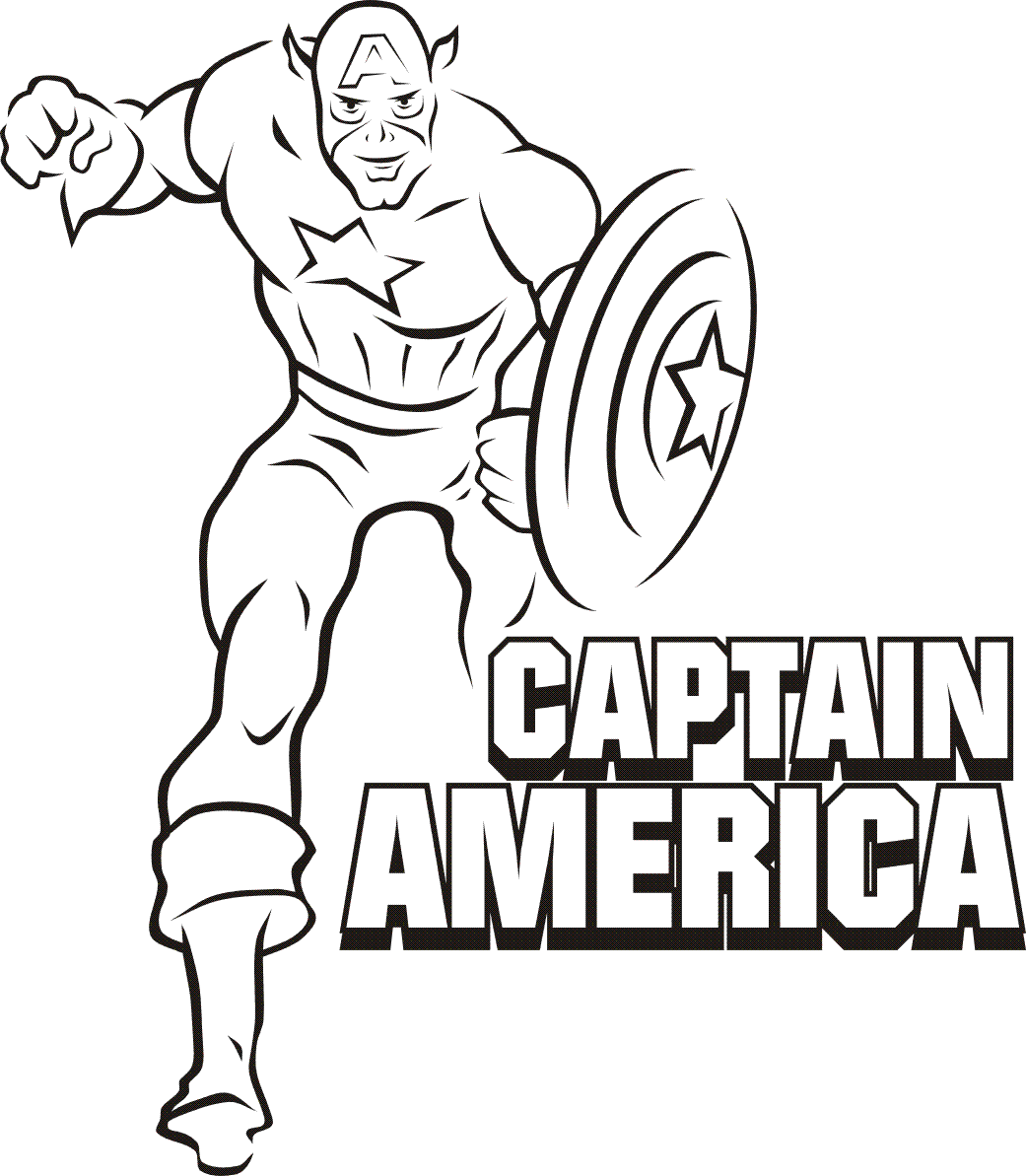 Superhero coloring page 9