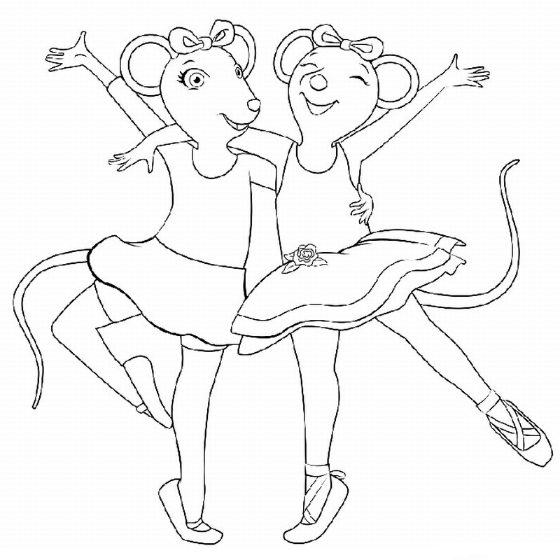Ballet coloring pages to download and print for free