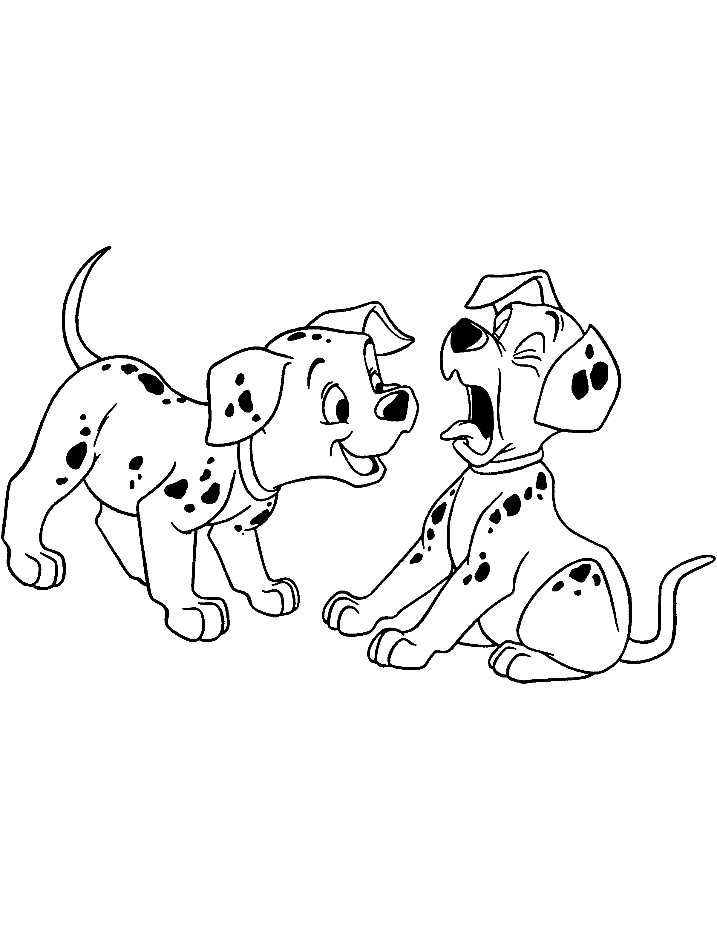 Dogs 101 coloring pages download and print for free