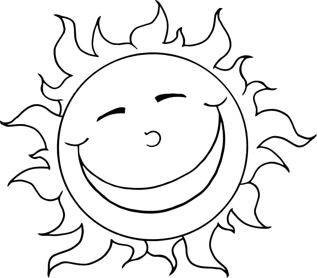 Sun Coloring Pages To Download And Print For Free