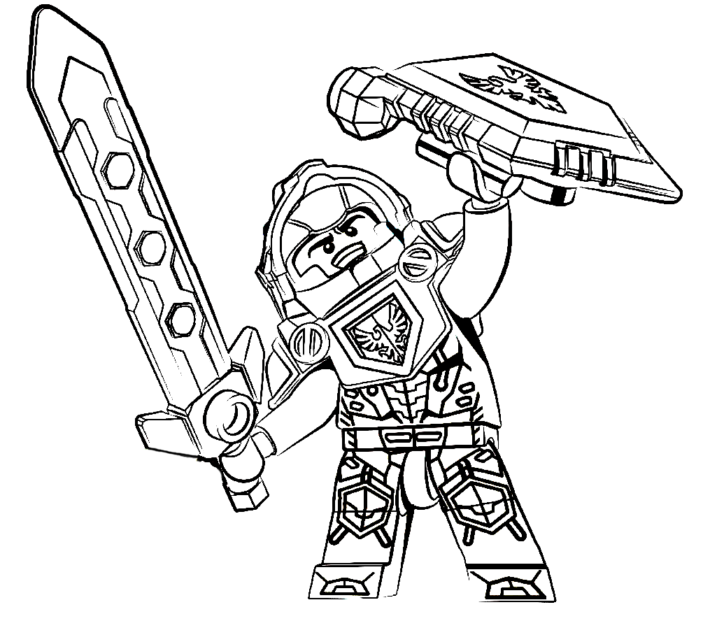 lego nexo nights coloring pages to download and print for free