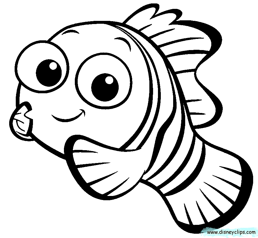 Nemo coloring pages to download and print for free