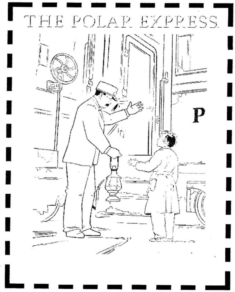 Polar express coloring pages to download and print for free
