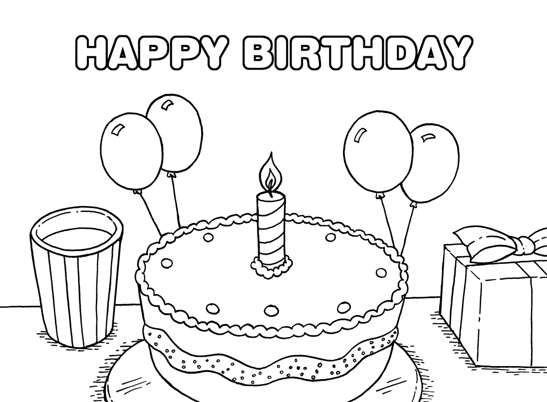 Happy birthday daddy coloring pages to download and print for free