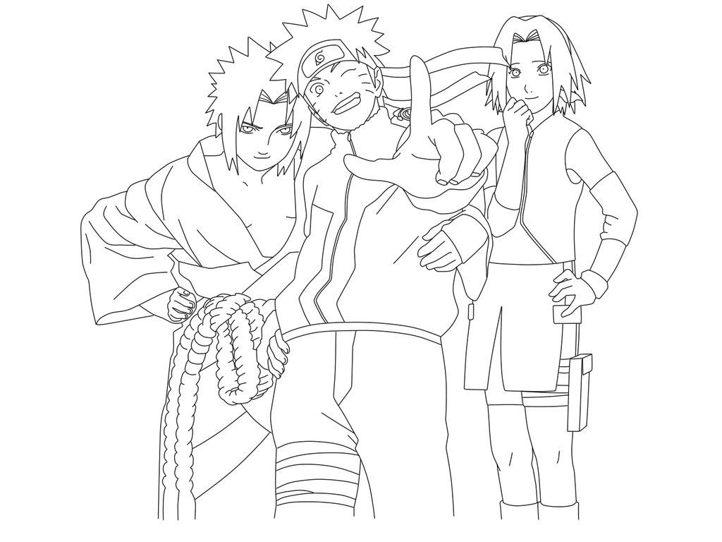 Free Naruto shippuden coloring pages to print for kids Download print and color