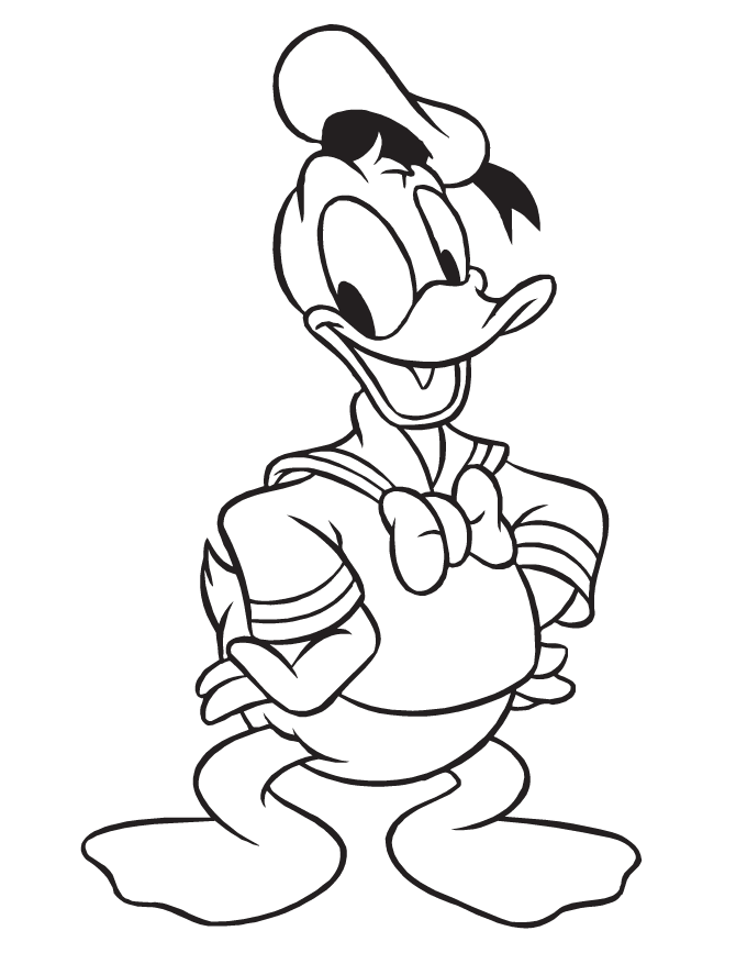 baby donald duck coloring pages free printables - photo #16