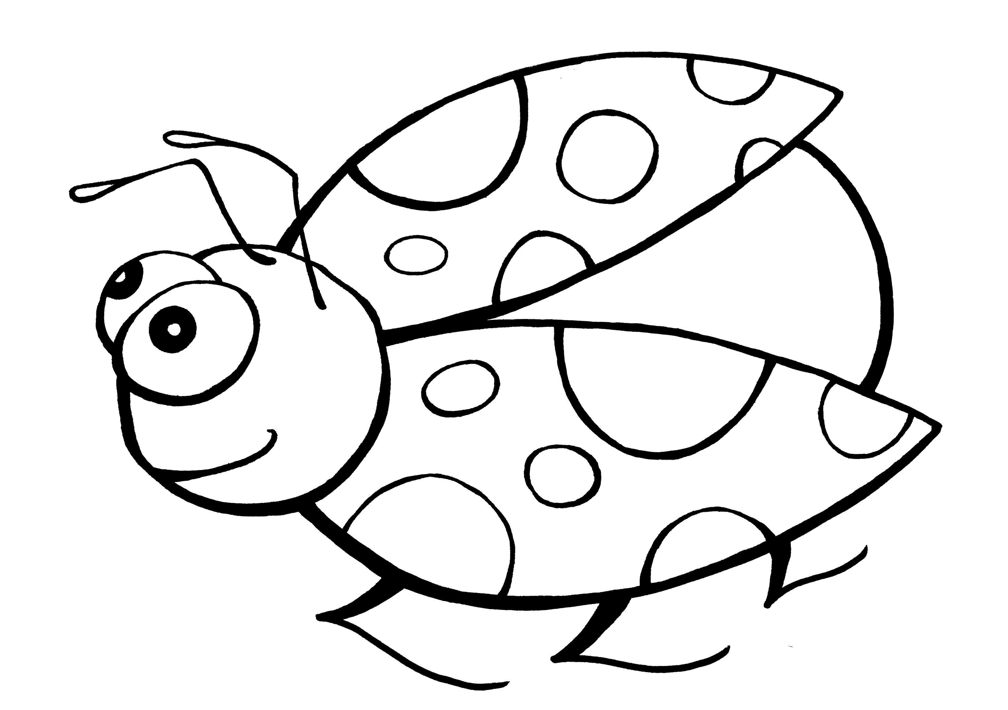 Ladybug coloring pages to download and print for free