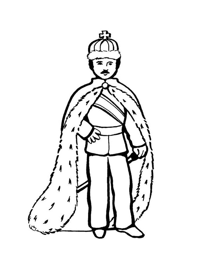King coloring pages to download and print for free
