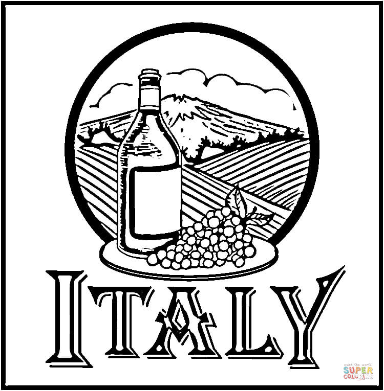 Italy coloring pages to download and print for free