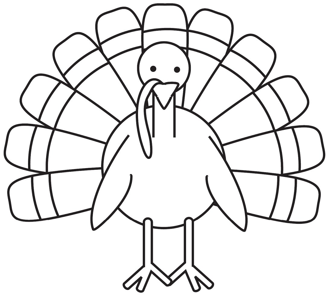 Turkey coloring pages to download and print for free