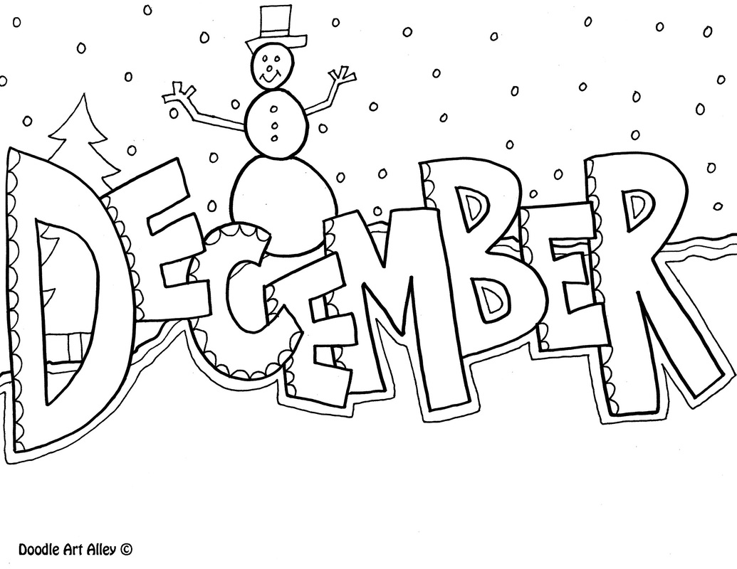december holidays coloring pages - photo #23