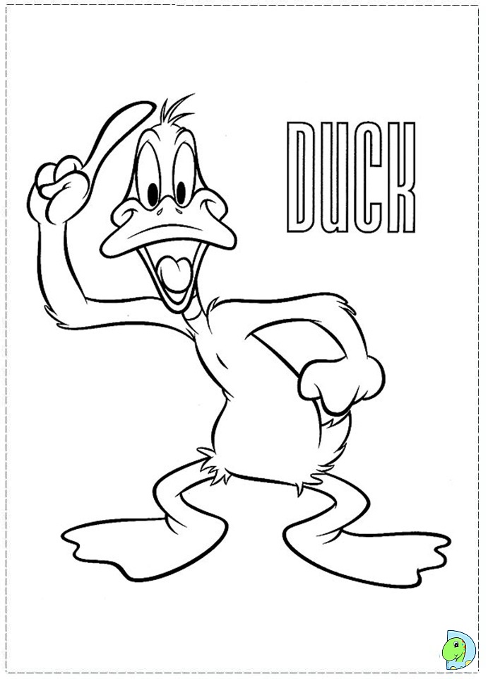 daffy duff coloring pages - photo #2
