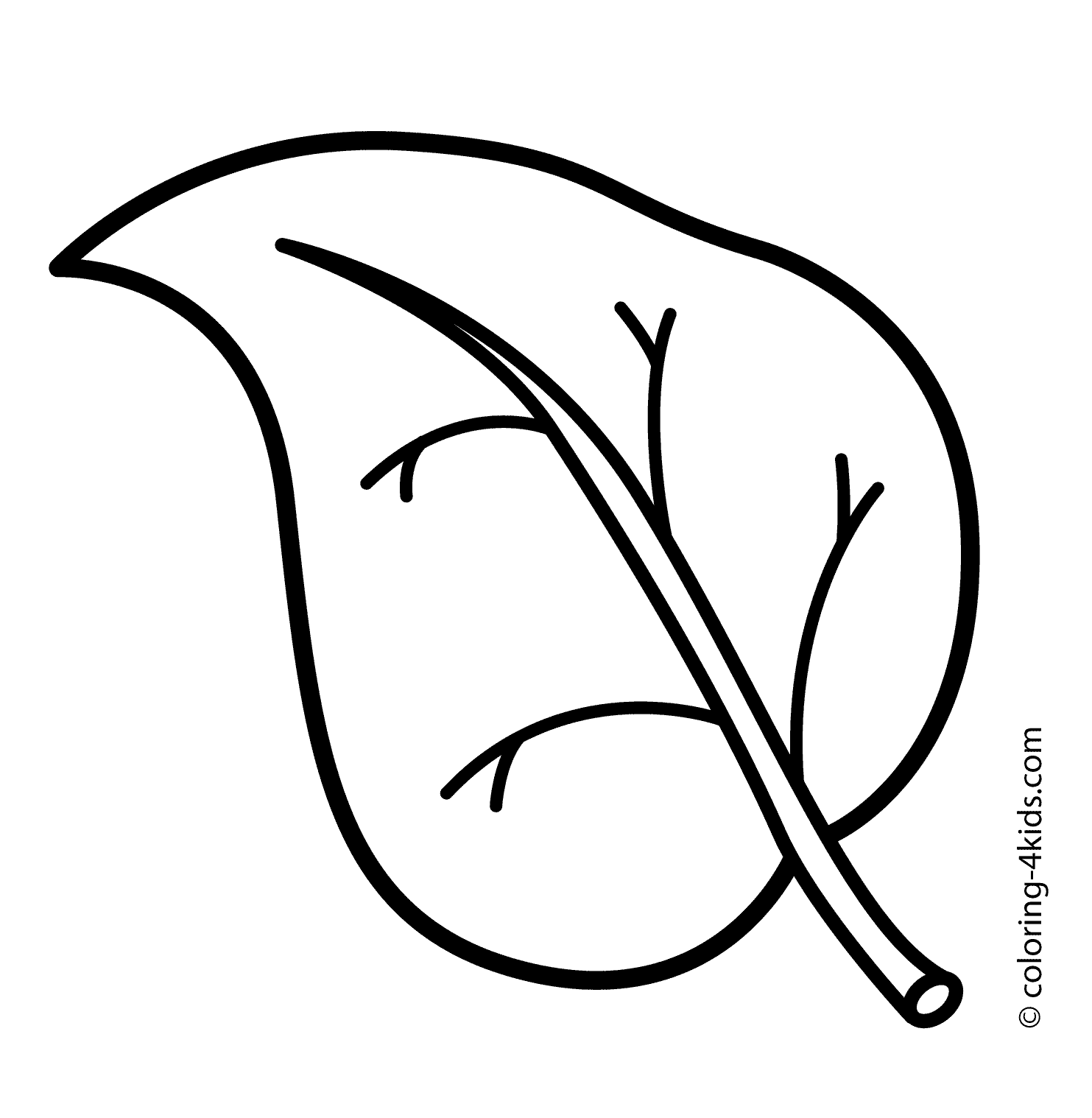 Flower leaves coloring pages download and print for free