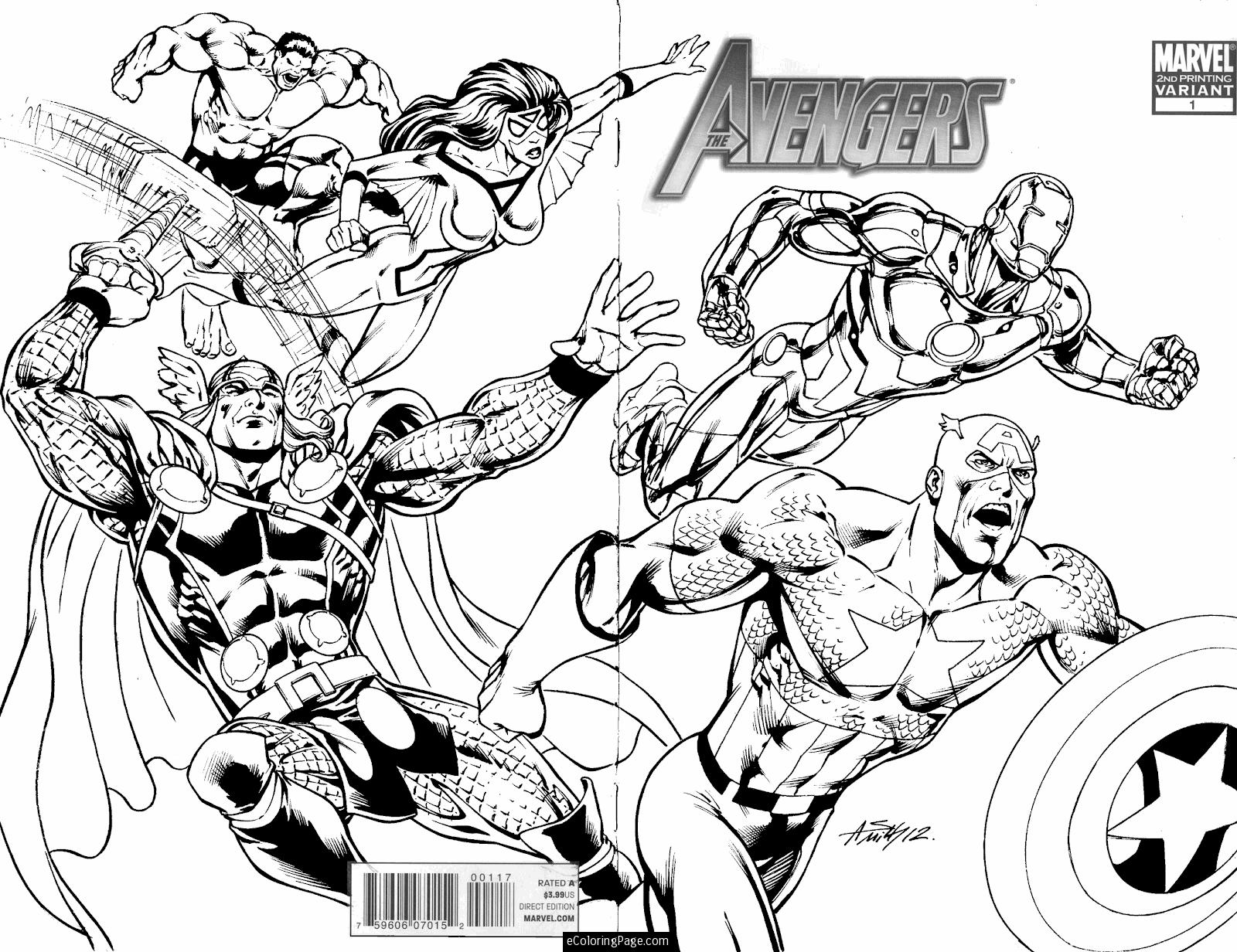 Avengers coloring pages to download and print for free