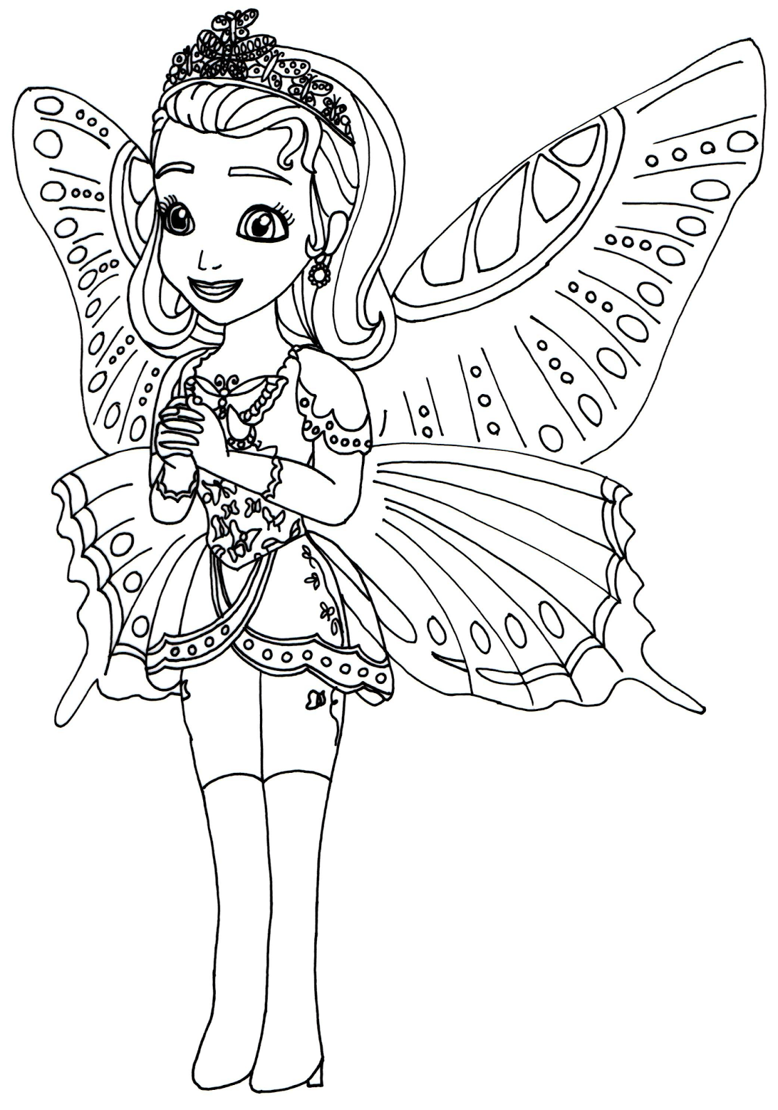 Princess amber coloring pages download and print for free