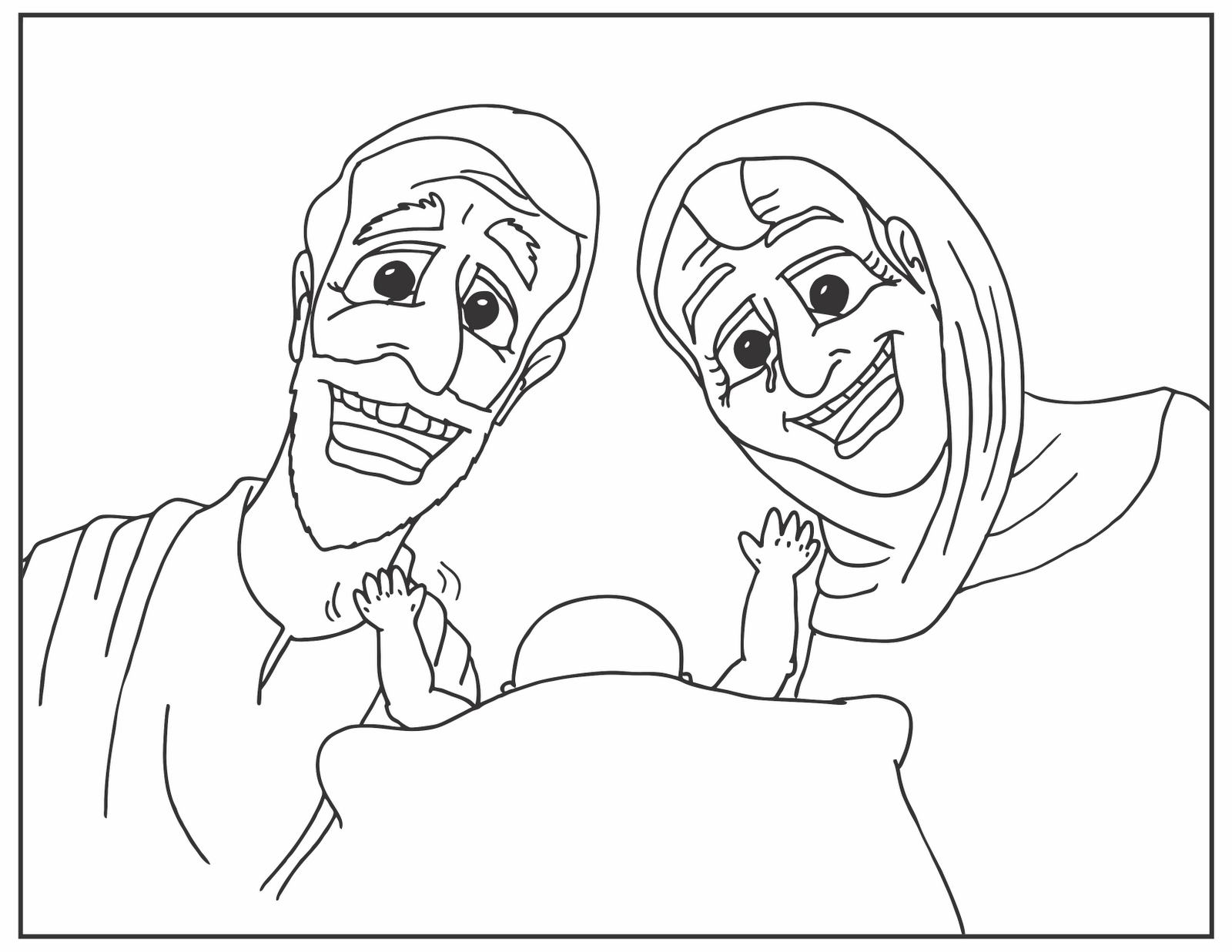 abraham and baby isaac coloring pages - photo #10