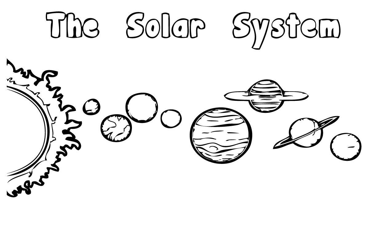solar coloring system planet printable kindergarten nature space worksheets educational craft pdf resources popular