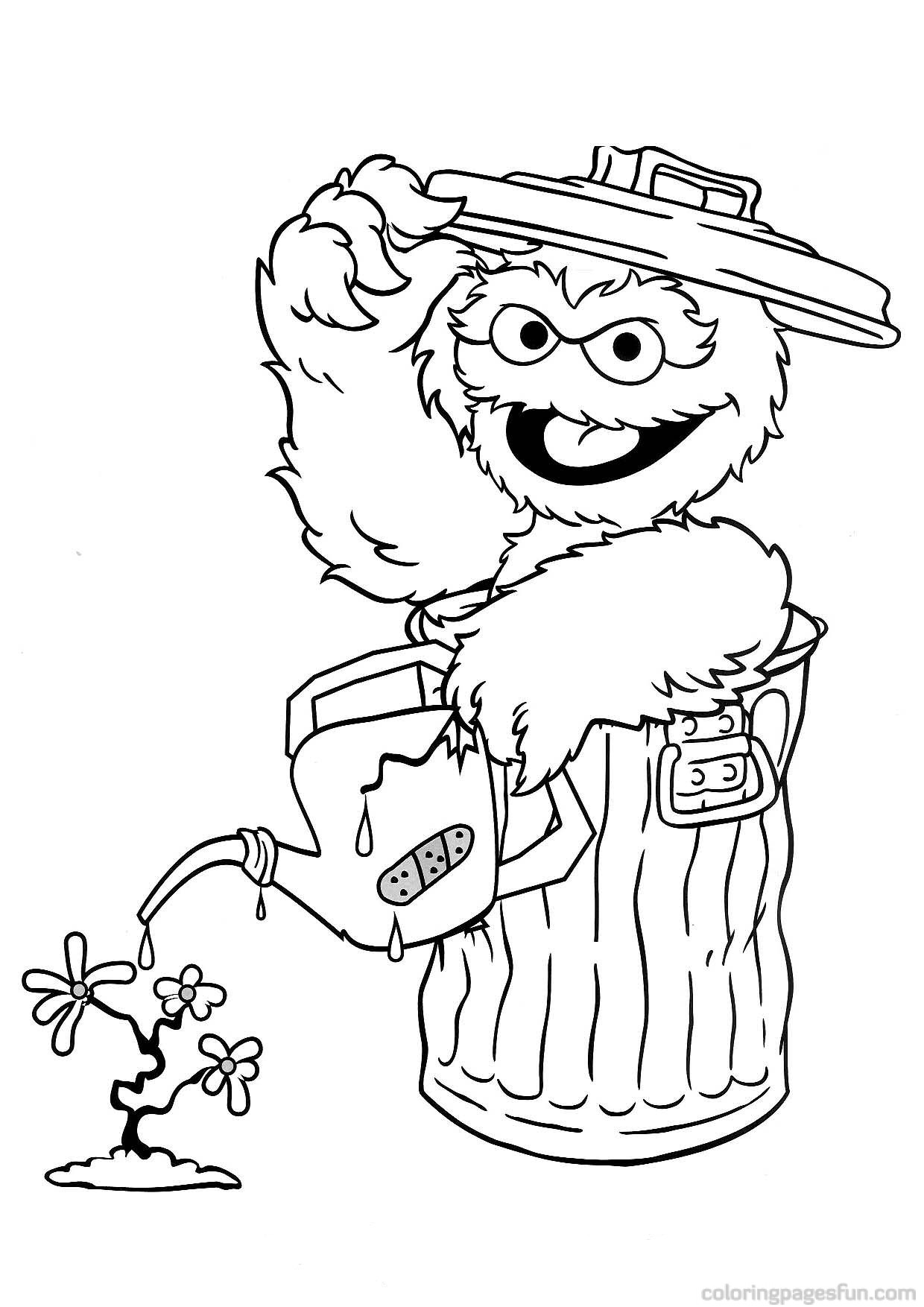 Sesame street coloring pages to download and print for free