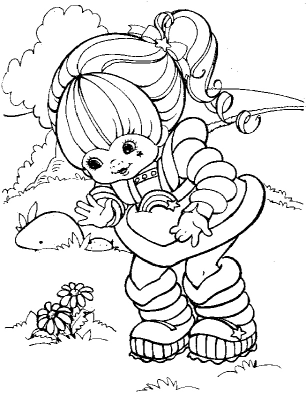 Free Printable Coloring Pages Rainbow Brite