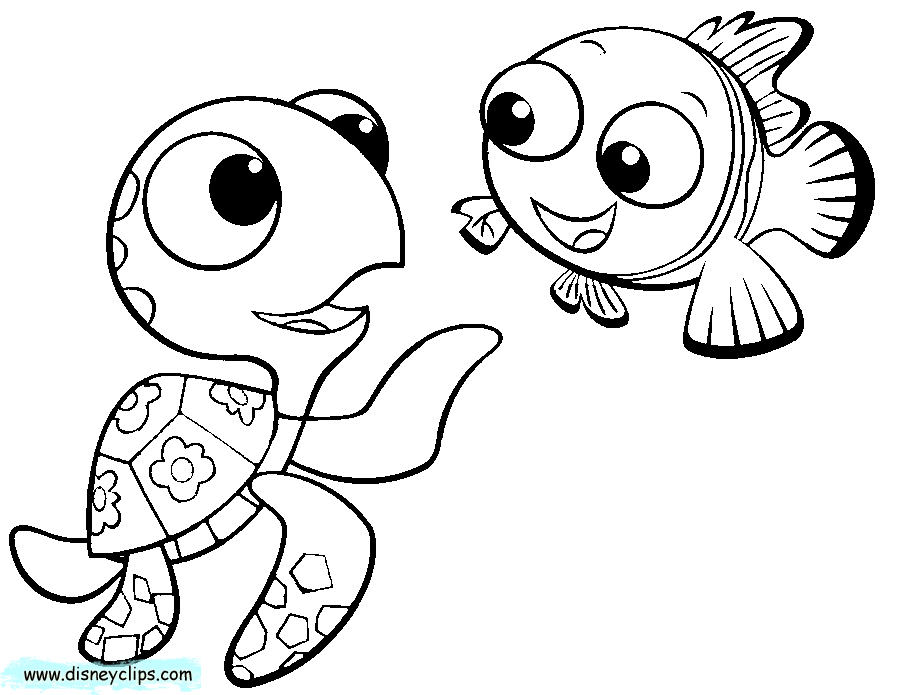 Nemo coloring pages to download and print for free