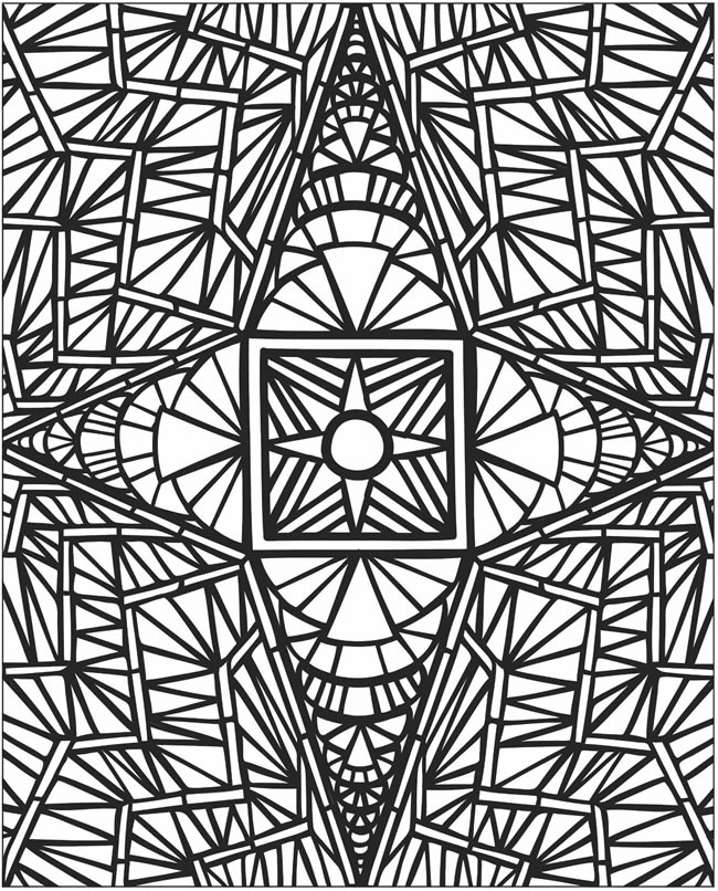 Mosaic Coloring Pages Free Printables
