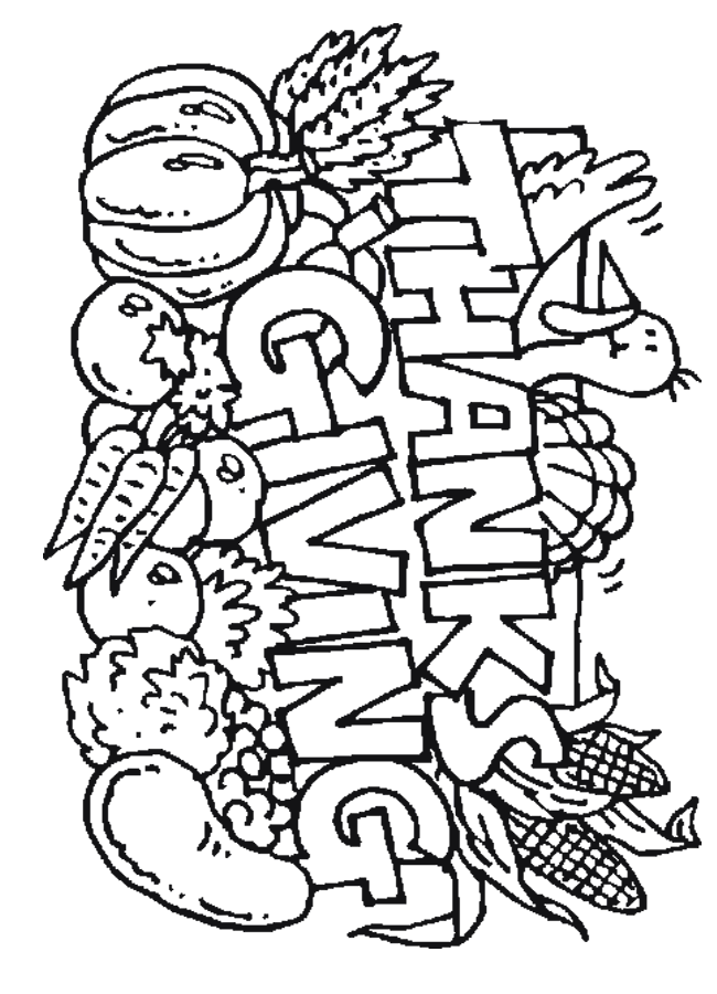 Happy thanksgiving coloring pages to download and print for free