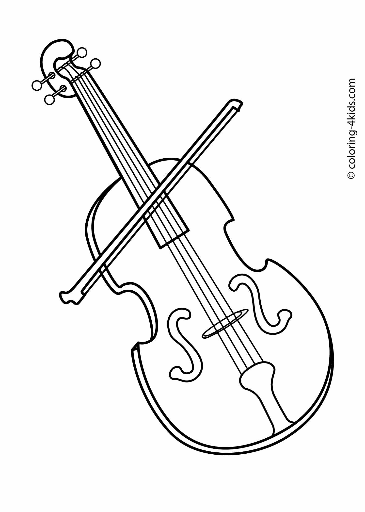 Instrument coloring pages to download and print for free