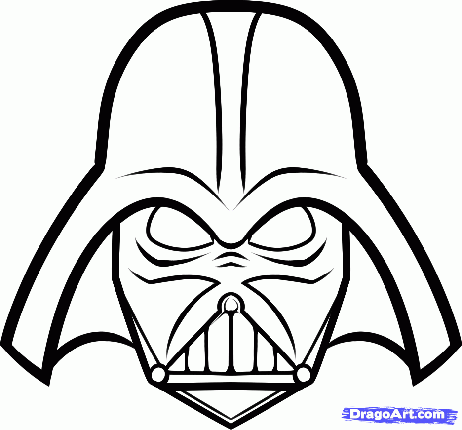 darth vadar coloring pages free - photo #27