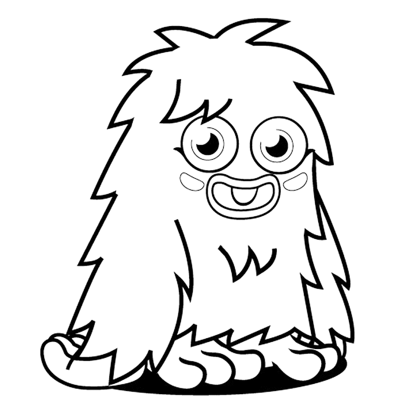 Monster coloring pages to download and print for free