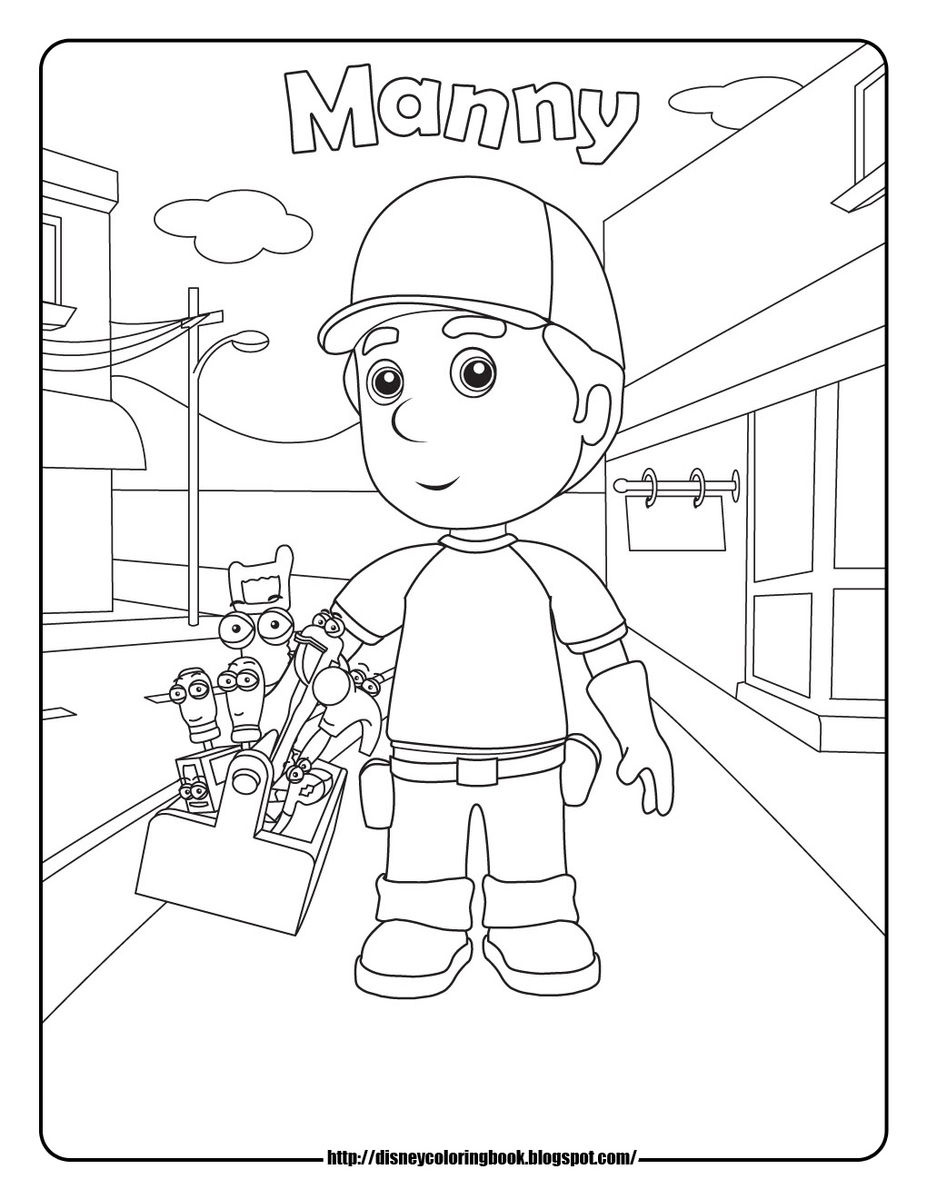 manny coloring pages - photo #14