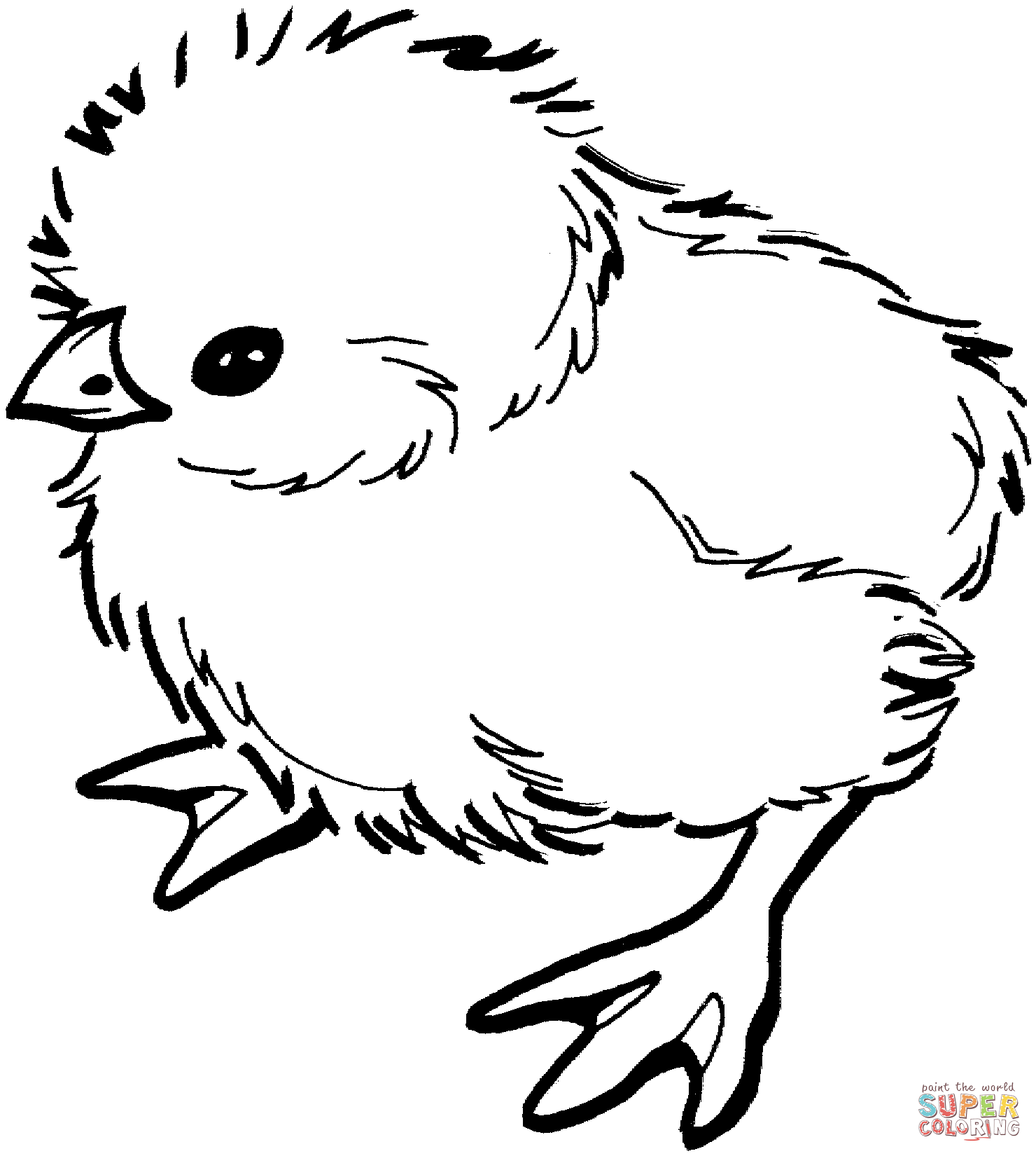 Chicken coloring pages to download and print for free