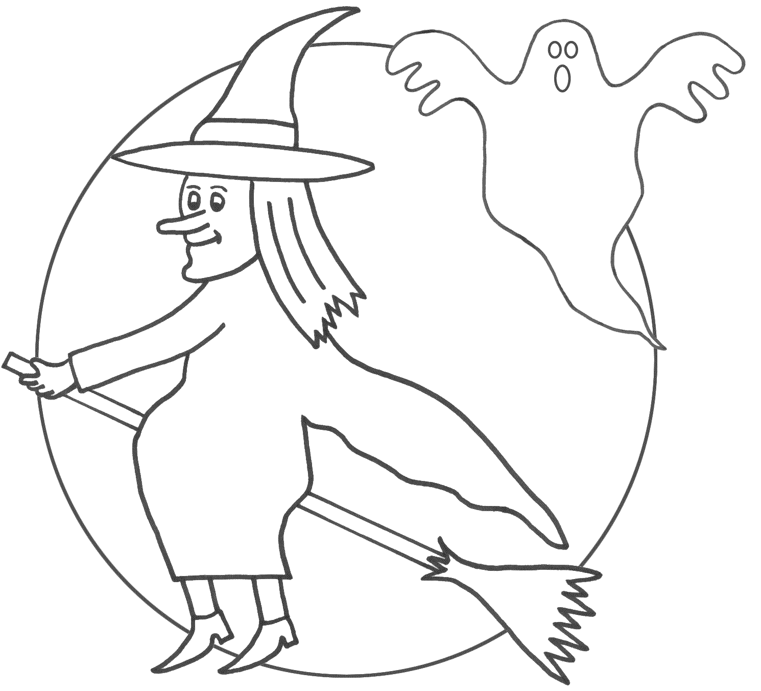 Witch coloring pages to download and print for free