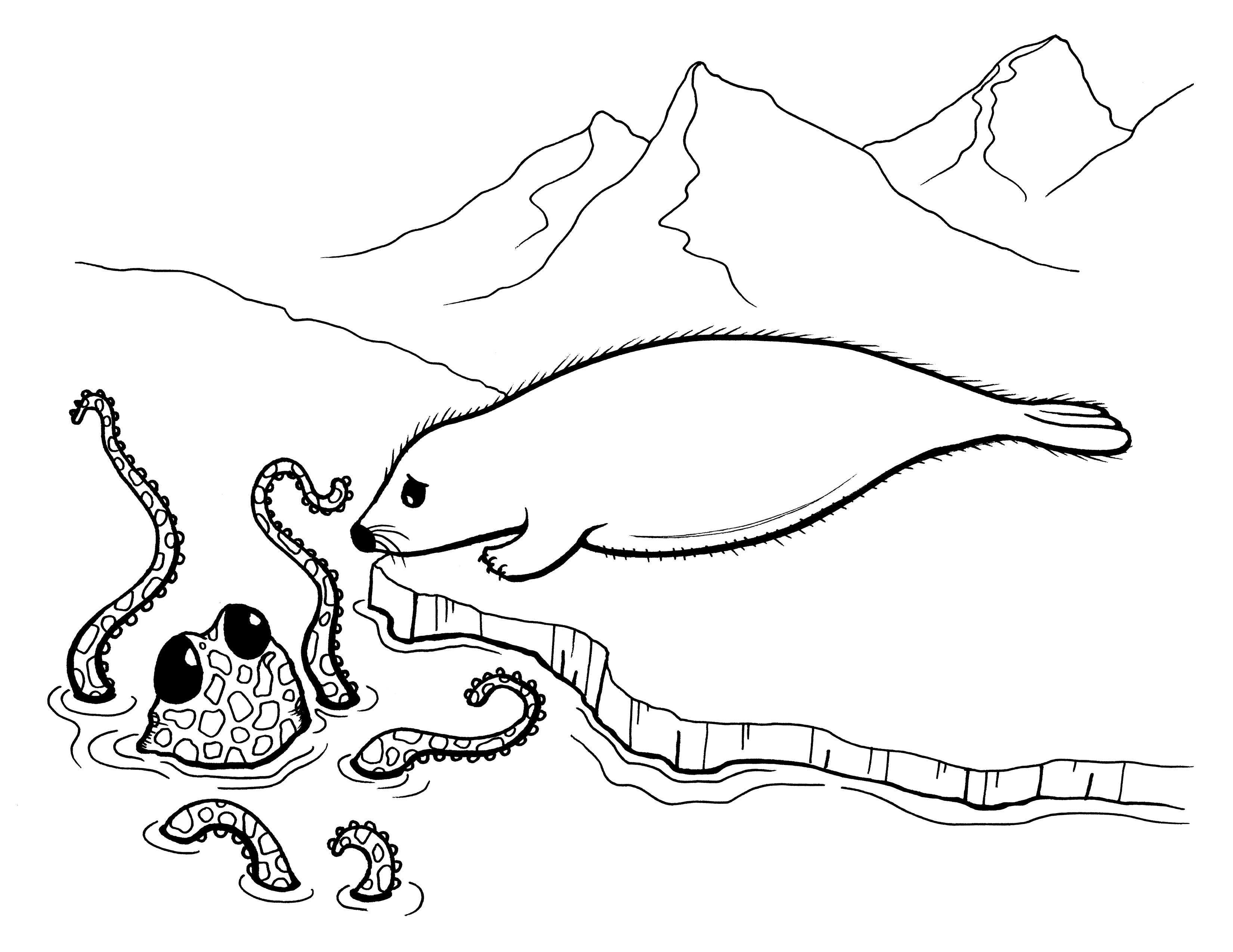 Seal Coloring Pages Printable Coloring Pages