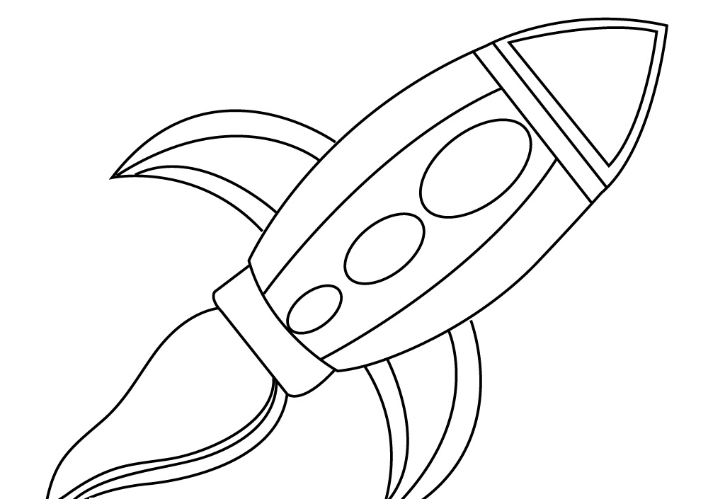 Rocket Ship Coloring Pages To Download And Print For Free