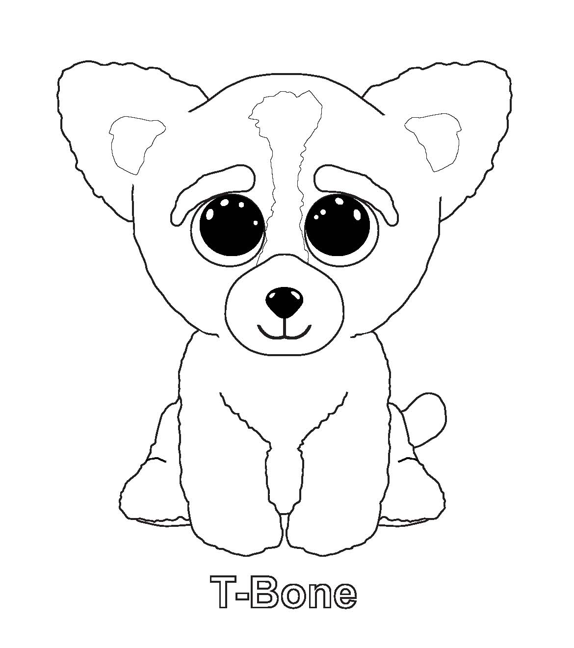 Free Ty beanie boo coloring pages to print for kids Download print and color