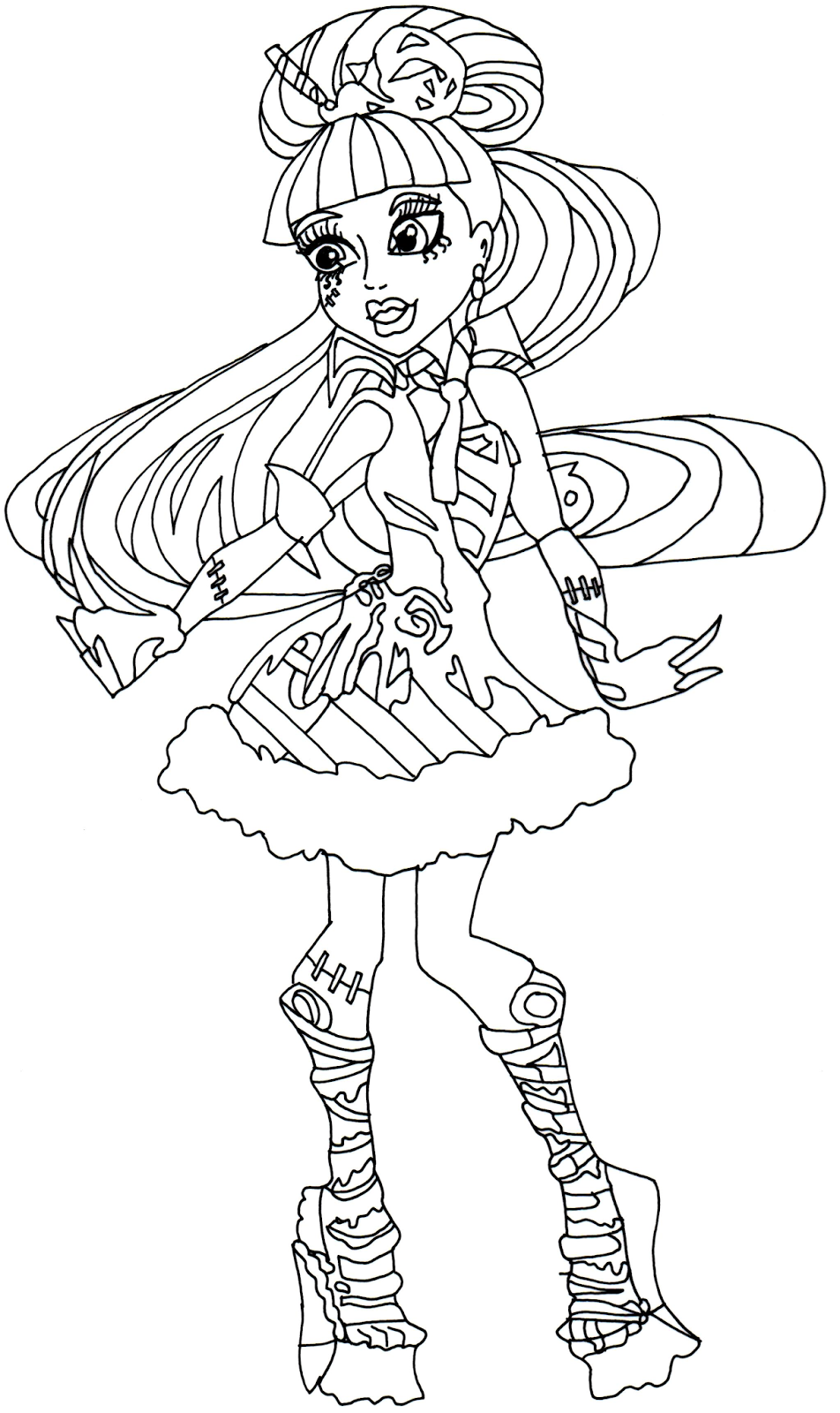 Sweet 1600 coloring pages