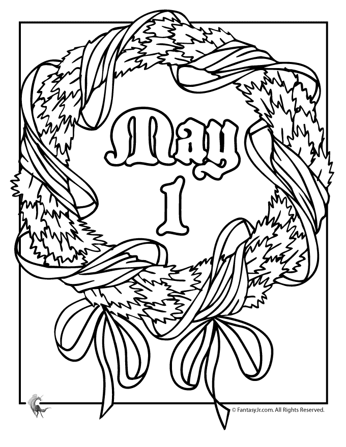 May coloring pages to download and print for free