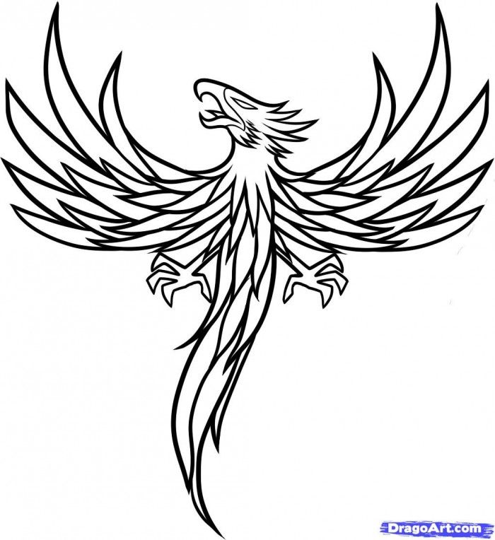 Phoenix coloring pages to download and print for free