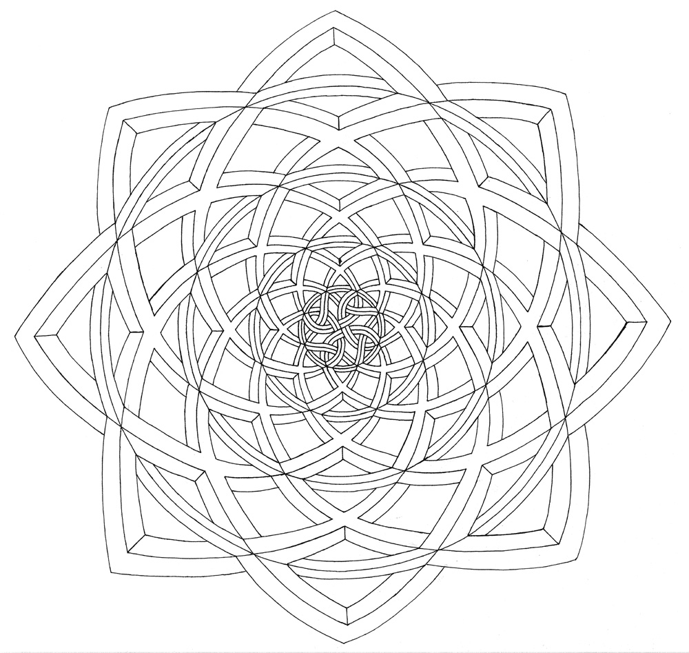Optical illusion coloring pages to download and print for free