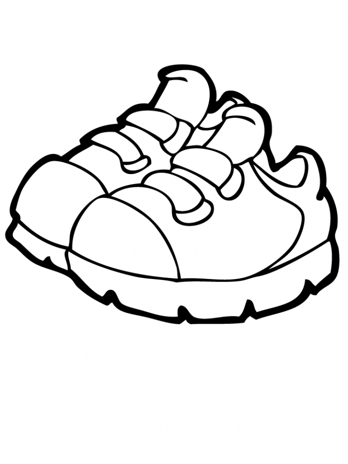 Shoe Coloring Page 3