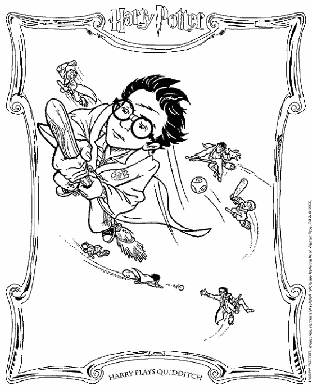 Harry potter coloring pages to download and print for free