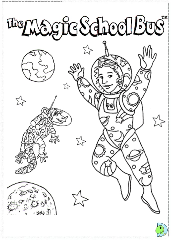 Magic school bus coloring pages to download and print for free