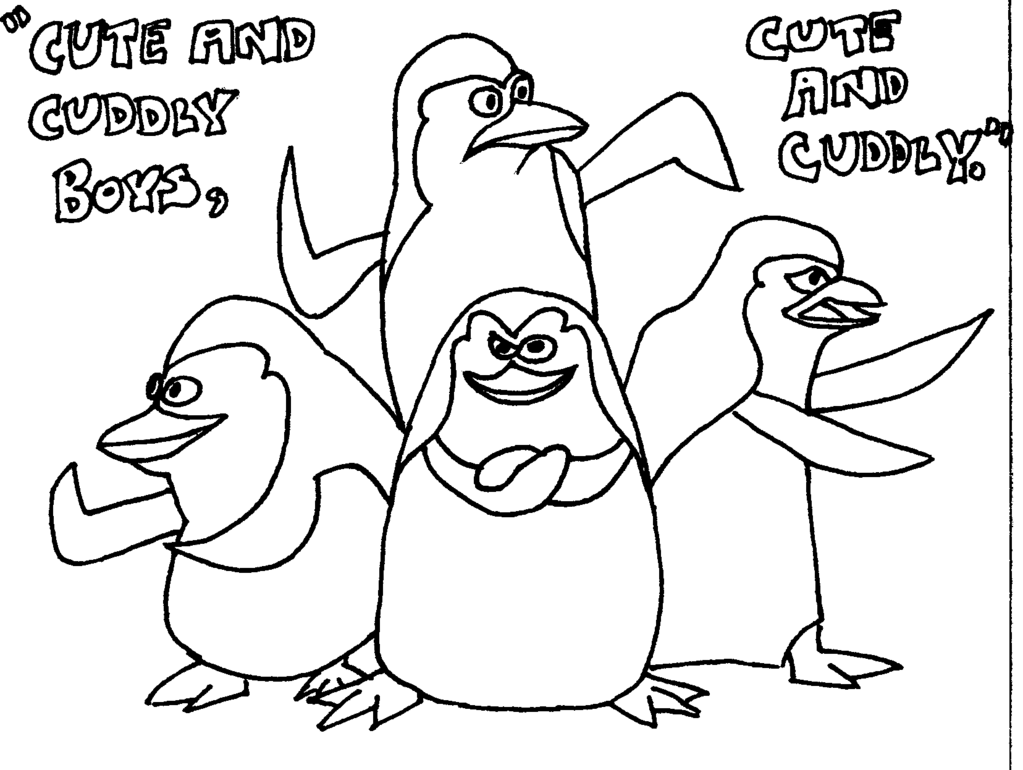 madagascar free coloring pages - photo #36