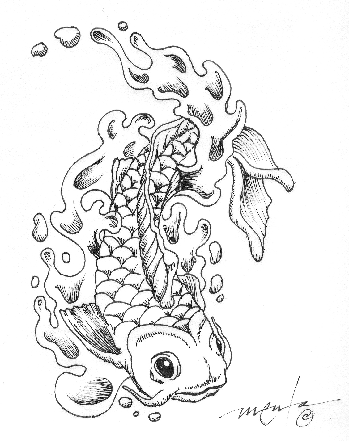 view-koi-fish-coloring-pages-free-pictures-colorist