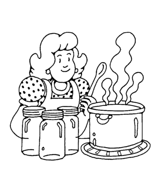 Cooking coloring pages to download and print for free