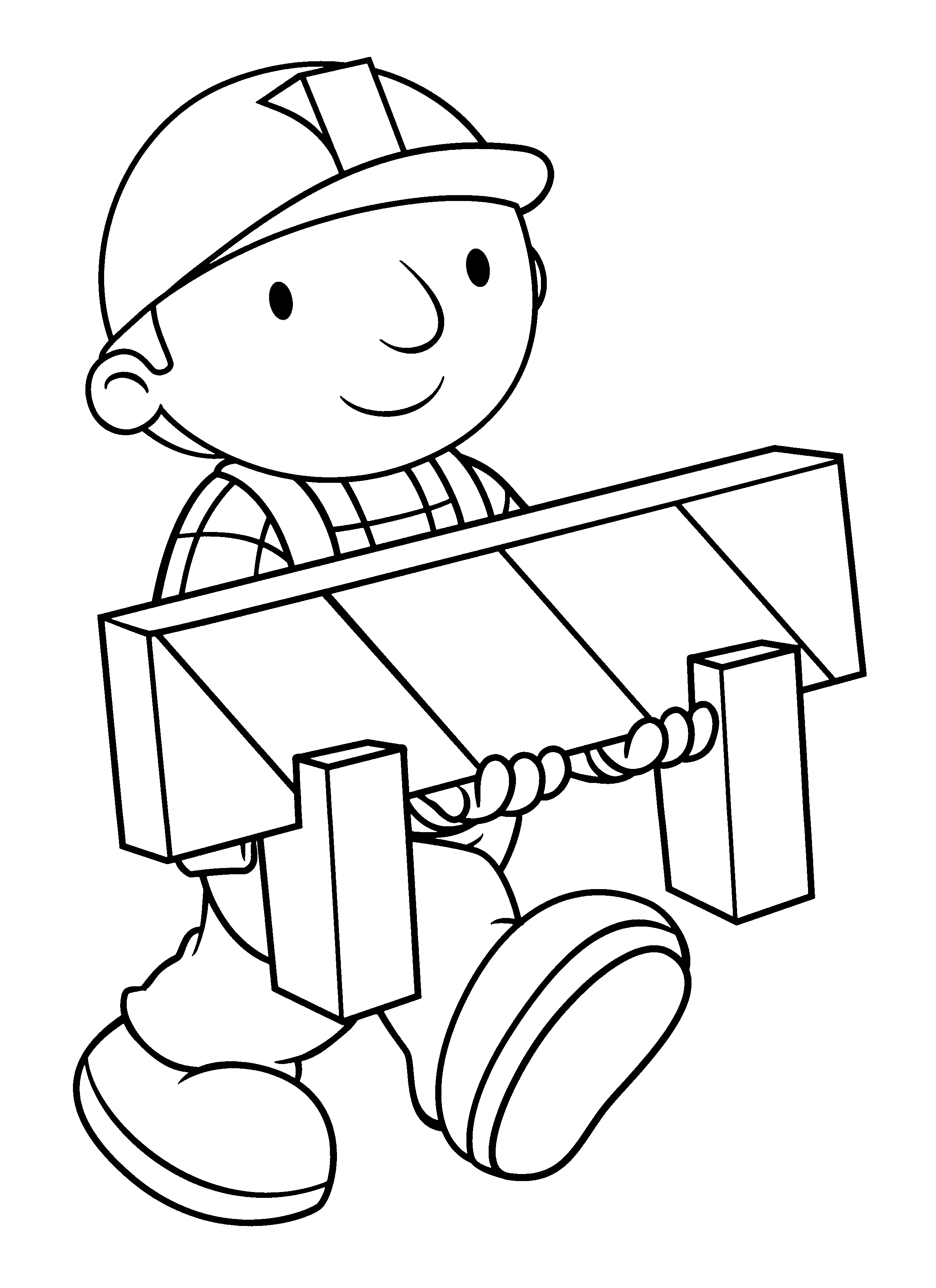 Bob the builder coloring pages to download and print for free