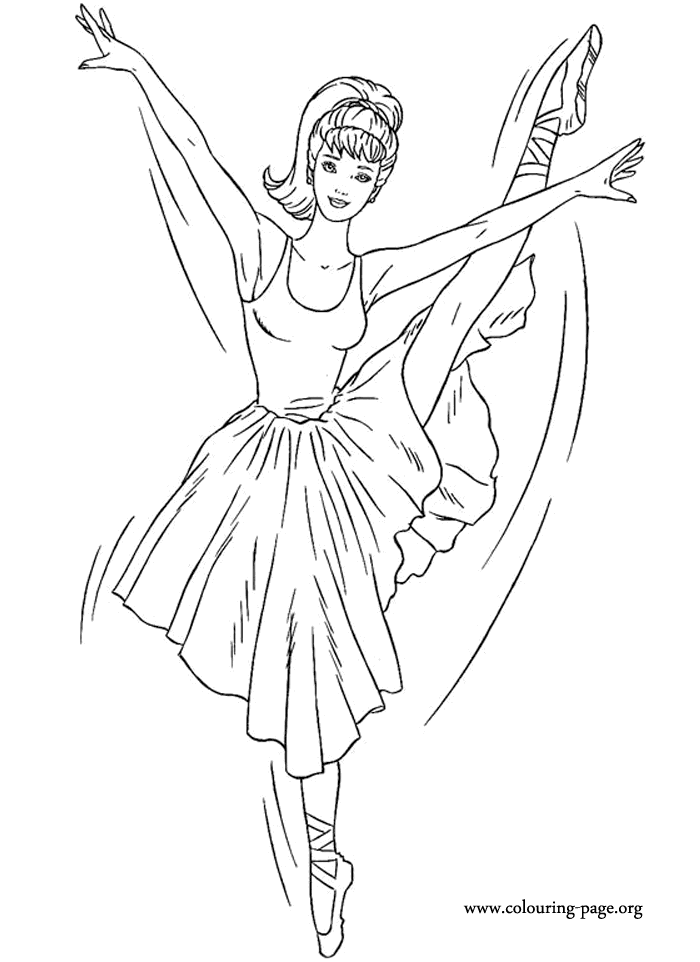 Ballet coloring pages to download and print for free